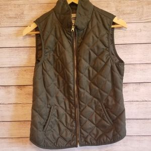 old navy green vest
